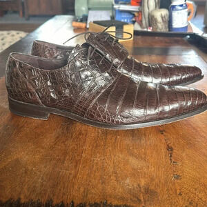 Mezlan men’s Crocodile shoes Size 12